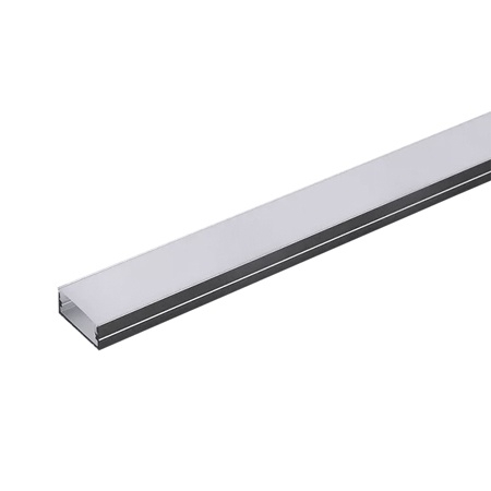 Profil banda LED - PROFIL ALUMINIU PENTRU BANDA LED 2M 23.5MM X 10MM MAT