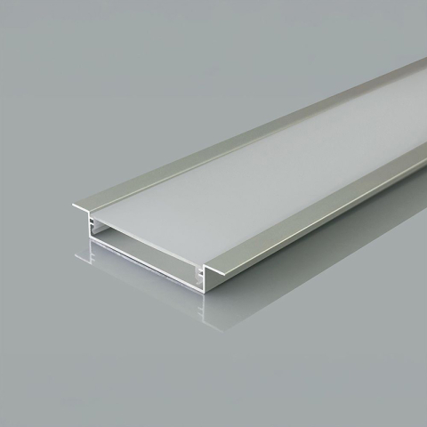 PROFIL ALUMINIU PENTRU BANDA LED 2M 50MM X 10MM - ARGINTIU [3]