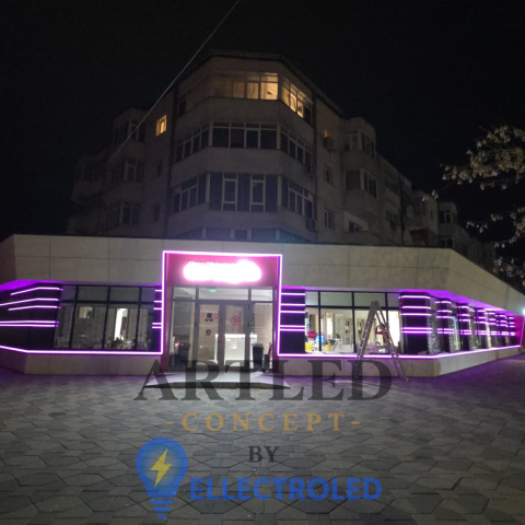 Profil Aluminiu pentru Bandă LED 2m 50x20mm V-TAC SKU-23178 [1]