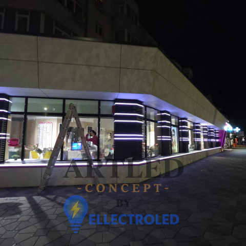 Profil Aluminiu pentru Bandă LED 2m 50x20mm V-TAC SKU-23178 [2]