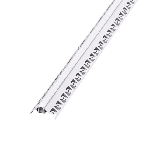 PROFIL ALUMINIU PENTRU BANDA LED MONTAJ RIGIPS COLT EXTERIOR 2M MAT [1]