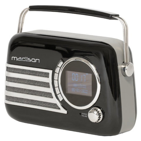 RADIO FM/DAB PORTABIL VINTAGE 40W CU FUNCTIE BLUETOOTH/AUX [1]