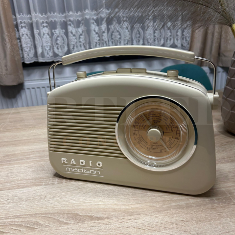 RADIO FM PORTABIL VINTAGE 15W CU FUNCTIE BLUETOOTH/AUX [5]