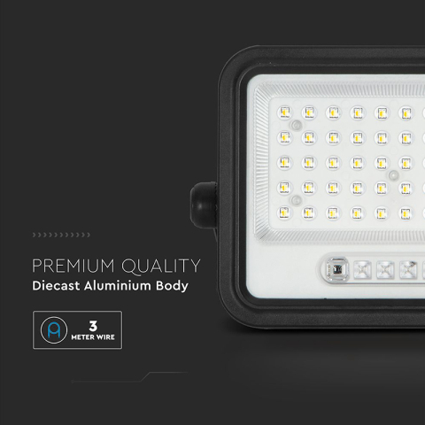 REFLECTOR CU INCARCARE SOLARA 100W 1200LM 7IN1 - NEGRU [2]