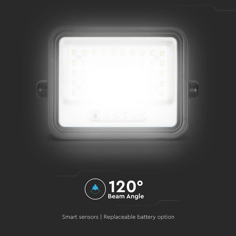 REFLECTOR CU INCARCARE SOLARA 100W 1200LM 7IN1 - NEGRU [4]