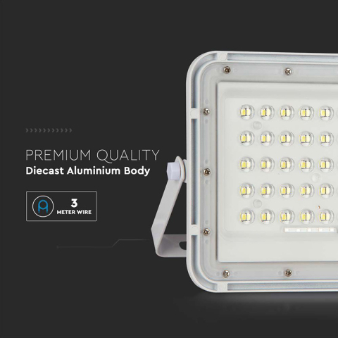 REFLECTOR CU INCARCARE SOLARA 15W 1200LM 6400K - ALB [10]