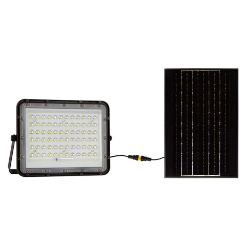 REFLECTOR CU INCARCARE SOLARA 15W 1200LM 6400K - NEGRU [1]