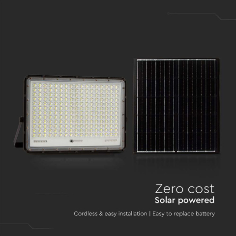 REFLECTOR CU INCARCARE SOLARA 30W 2300LM 6400K - NEGRU [14]
