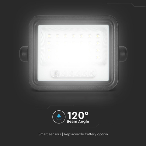 REFLECTOR CU INCARCARE SOLARA 50W 1200LM 7IN1 - NEGRU [4]