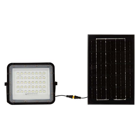 Reflectoare LED - REFLECTOR CU INCARCARE SOLARA 6W 400LM 4000K - NEGRU