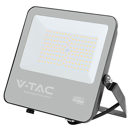 Fara Categorie - REFLECTOR LED 100W 135LM/W 6500K IP65 CABLU 1M CIP CREE - NEGRU/GRI