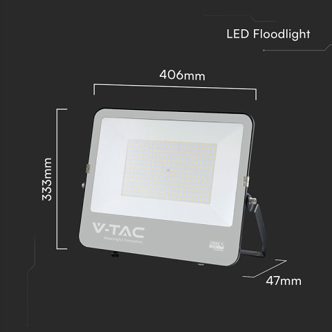 REFLECTOR LED 200W 135LM/W 6500K IP65 CABLU 1M CIP CREE - NEGRU/GRI [4]