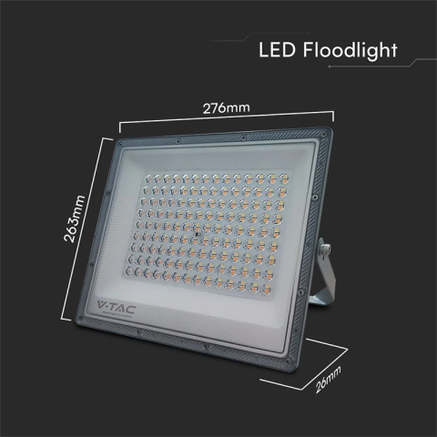 REFLECTOR LED SMD 100W 3IN1 IP65 CABLU - GRI [3]