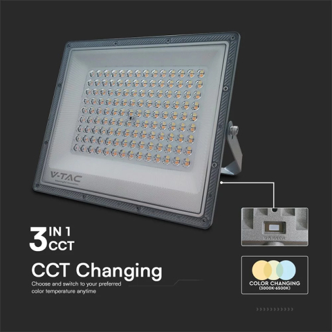REFLECTOR LED SMD 100W 3IN1 IP65 CABLU - GRI [5]