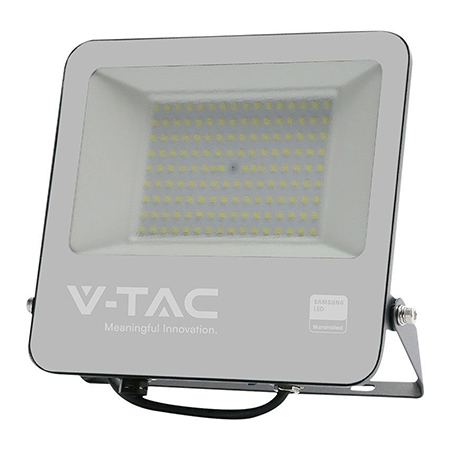 Reflectoare LED - REFLECTOR LED SMD 100W 4000K IP65 CABLU 1M CIP SAMSUNG - NEGRU/GRI