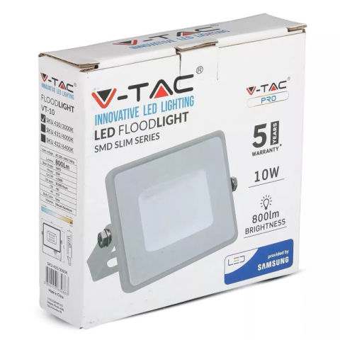 REFLECTOR LED SMD 10W 3000K IP65 GRI, CIP SAMSUNG [6]