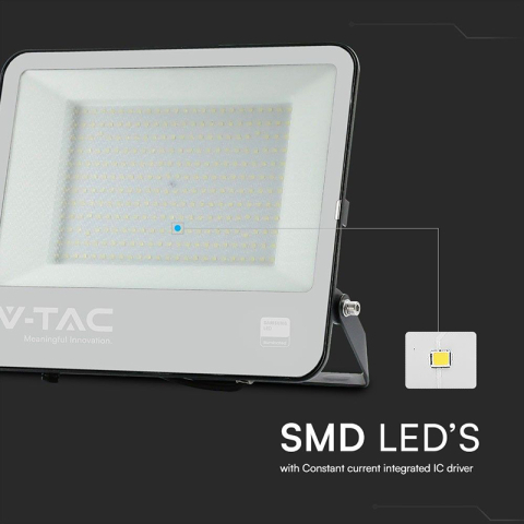 REFLECTOR LED SMD 200W 6500K IP65 CABLU 1M CIP SAMSUNG - NEGRU [6]