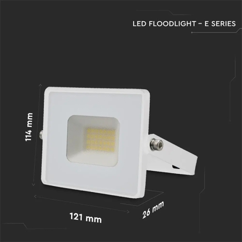 REFLECTOR LED SMD 20W 3000K IP65 - ALB [5]