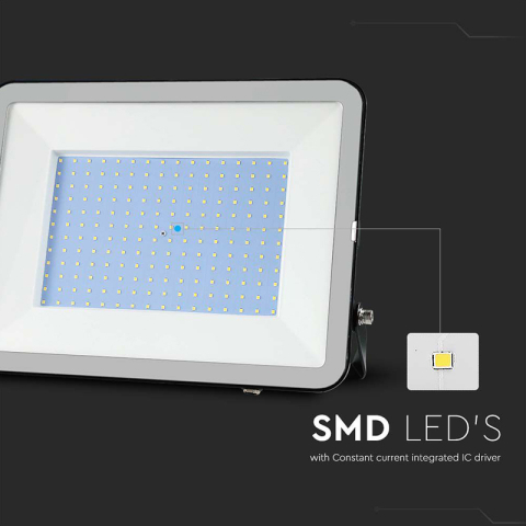REFLECTOR LED SMD 300W 6500K IP65 CIP SAMSUNG - NEGRU [5]