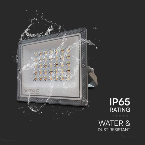 REFLECTOR LED SMD 30W 3IN1 IP65 CABLU - GRI [9]