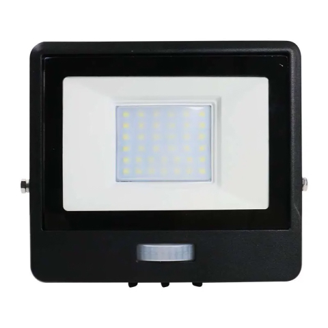 REFLECTOR LED SMD 30W 6400K IP65 CU SENZOR MISCARE - NEGRU [2]