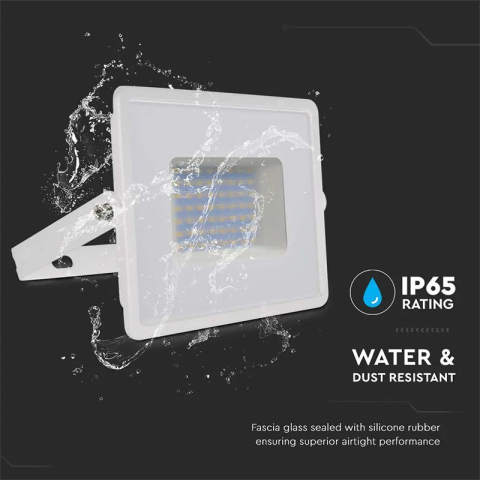 REFLECTOR LED SMD 50W 6500K IP65 - ALB [9]