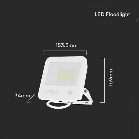 REFLECTOR LED SMD 50W 6500K IP65 CIP SAMSUNG - ALB/GRI [4]