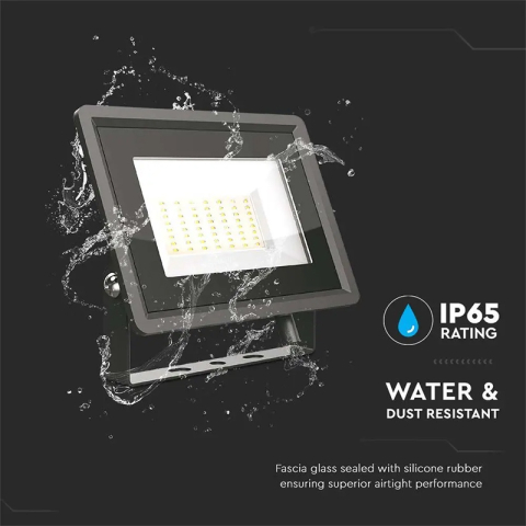 REFLECTOR LED SMD 50W 6500K IP65 - NEGRU [8]