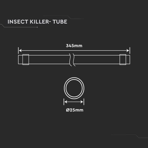REZERVA TUB T8 UV ANTI-INSECTE 10W 15X345MM [3]