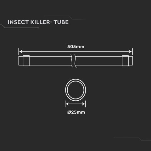 REZERVA TUB T8 UV ANTI-INSECTE 15W 25X505MM [3]