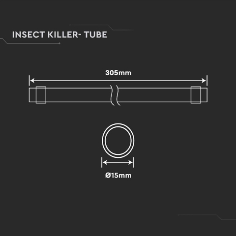 REZERVA TUB T8 UV ANTI-INSECTE 8W 15X305MM [3]
