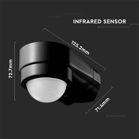 SENZOR DE MISCARE PE COLT 240GR - NEGRU [3]