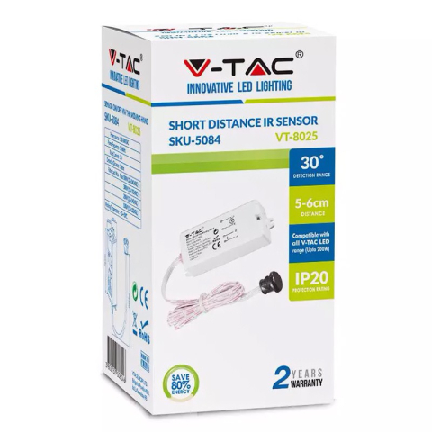 Senzor Mișcare ON/OFF cu Reacție Manuală V-TAC SKU-5084 [2]