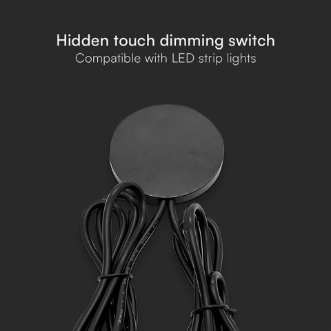 SENZOR SMART TOUCH DIMABIL PENTRU BANDA LED - NEGRU [3]