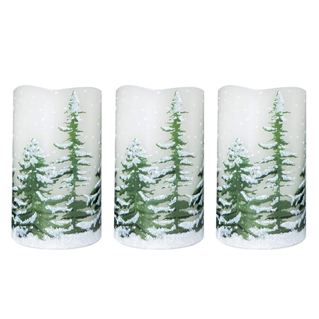 Veioze/Lampi birou - SET 3 LUMANARI LED DIN CEARA