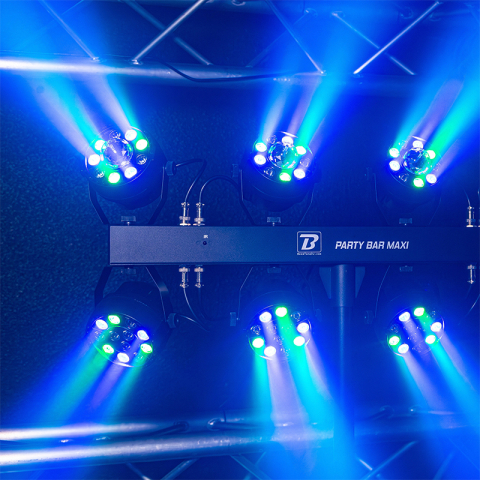 SET 8 PAR-URI 12X1W RGBW + TREPIED SI HUSE TRANSPORT [7]