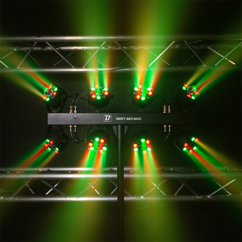 SET 8 PAR-URI 12X1W RGBW + TREPIED SI HUSE TRANSPORT [11]