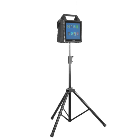 SET PORTABIL KARAOKE CU ECRAN INCORPORAT 14.1" SI 2 MIC WIRELESS [10]