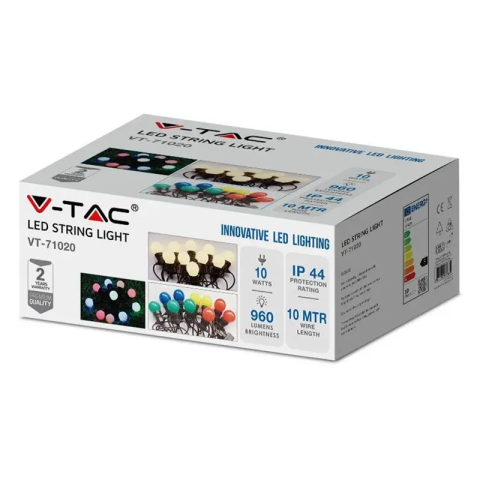 SIR ILUMINAT FESTIV IP44 10M 0.5W X 20 6000K ALB RECE [2]