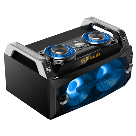 Radio / Playere / Boxe multimedia Bluetooth - SOUND BOX 60W RMS USB/SD/BT/FM/AUX ILUMINAT LED