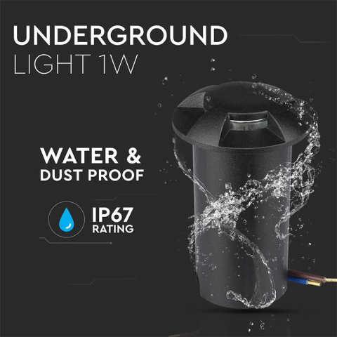 SPOT LED STEPLIGHT 1W 6400K ALB RECE [7]