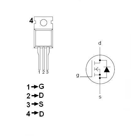 Tranzistoare - TRANZISTOR MOS CANAL N 800V 3.5A 125W