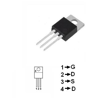 Tranzistoare - TRANZISTOR. MOSFET DE PUTERE CANAL N 600V 4A 75W 2OHM