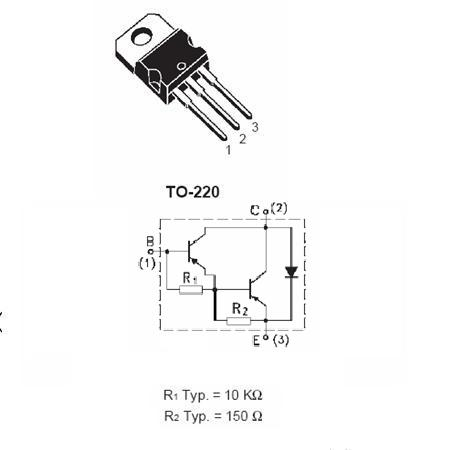 Tranzistoare - TRANZISTOR PNP DARLINGTON DE MEDIE PUTERE 70W 10A