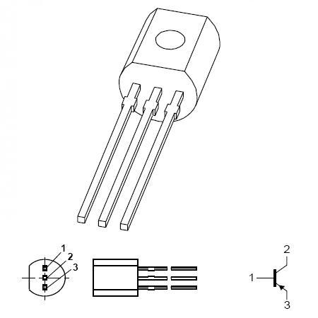 Tranzistoare - TRANZISTOR PNP MEDIE PUTERE 60V 1A