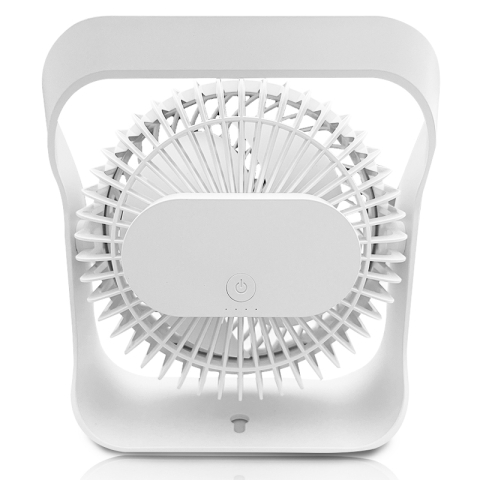 VENTILATOR 5.6" 5W PORTABIL CU ACUMULATOR 2000MAH - ALB [4]