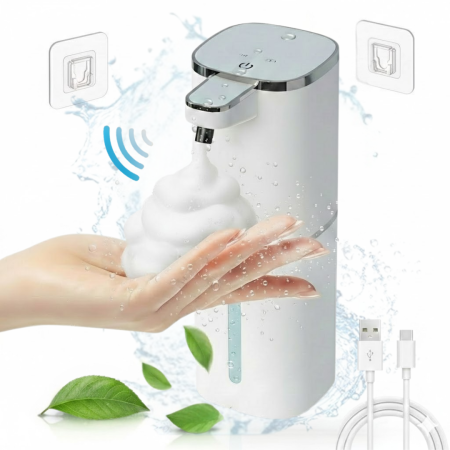 Produse - dispenser-automat-sapun-spuma-elmosmart-p20-400ml