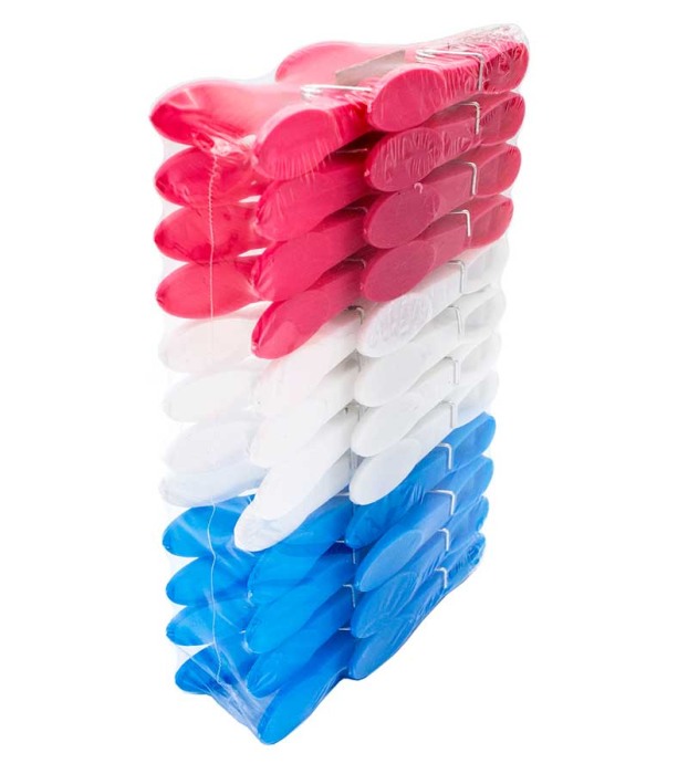 carlige de rufe din plastic Ovale set 24 [2]