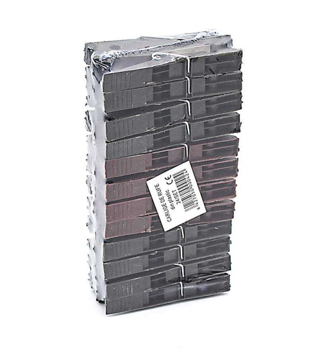 Carlige plastic de rufe negre "cleste" engross [2]