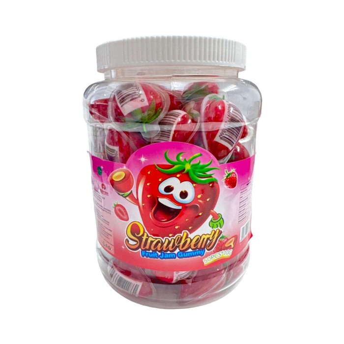 Jeleu in forma de capsuni 10gr engross [2]